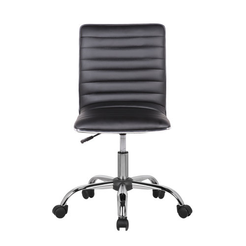 Zipcode Design™ Higuchi Faux Leather Office Chair with Metal Base